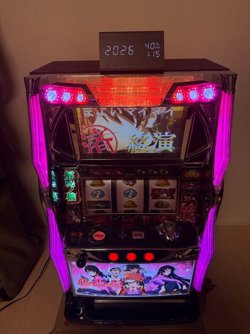 パチスロ実機 化物語 ヒロインパネル 送料込み