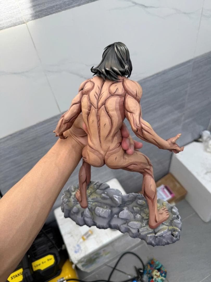 一番くじ 進撃の巨人 A賞 エレン巨人 2D塗装カスタム