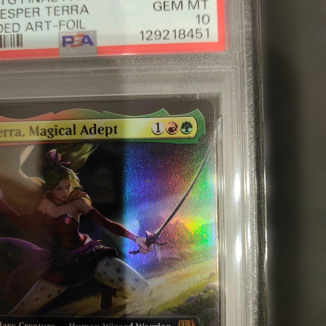 PSA10　MTG　魔導戦士、ティナ　拡張 Foil　英語　English