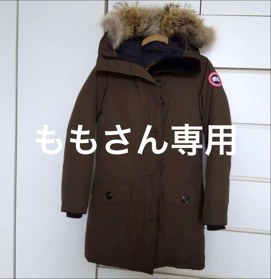 カナダグース ブロンテ カーキ アース   CANADA GOOSE（カナダグース） BRONTE PARKA ブロンテパーカ 腕ロゴ