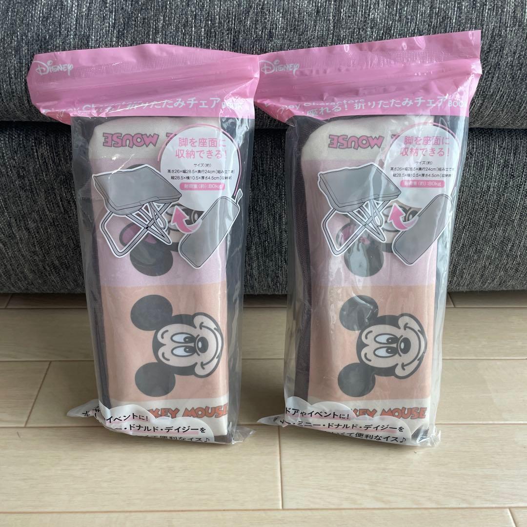 Disney Characters しっかり座れる！ 折りたたみチェアBOOK Disney Characters しっかり座れる！ 折りたたみチェアBOOK ＜ローソン