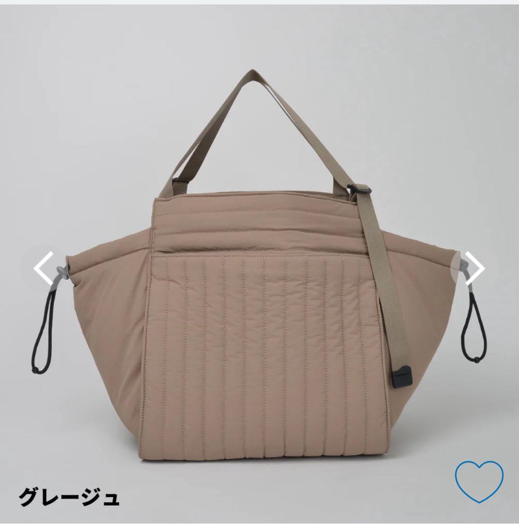 美品◆一度使用のみ◆グレージュ キルティング マザーズバッグ リネーム Rename 【驚きの11ポケット】 キルティング 2way マザーズ