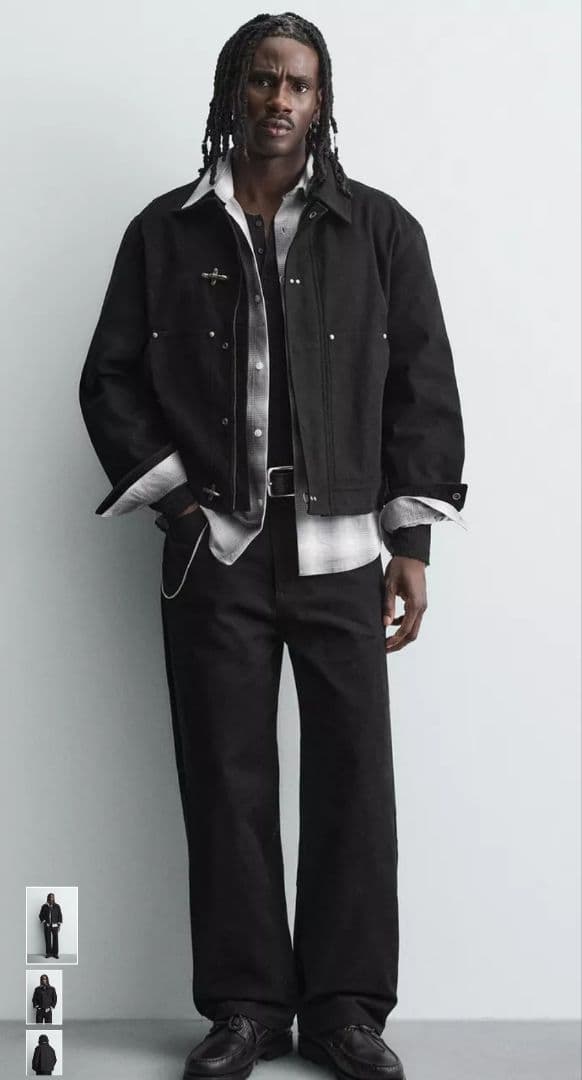 新品 ファイヤーマンジャケット zara S - メルカリ