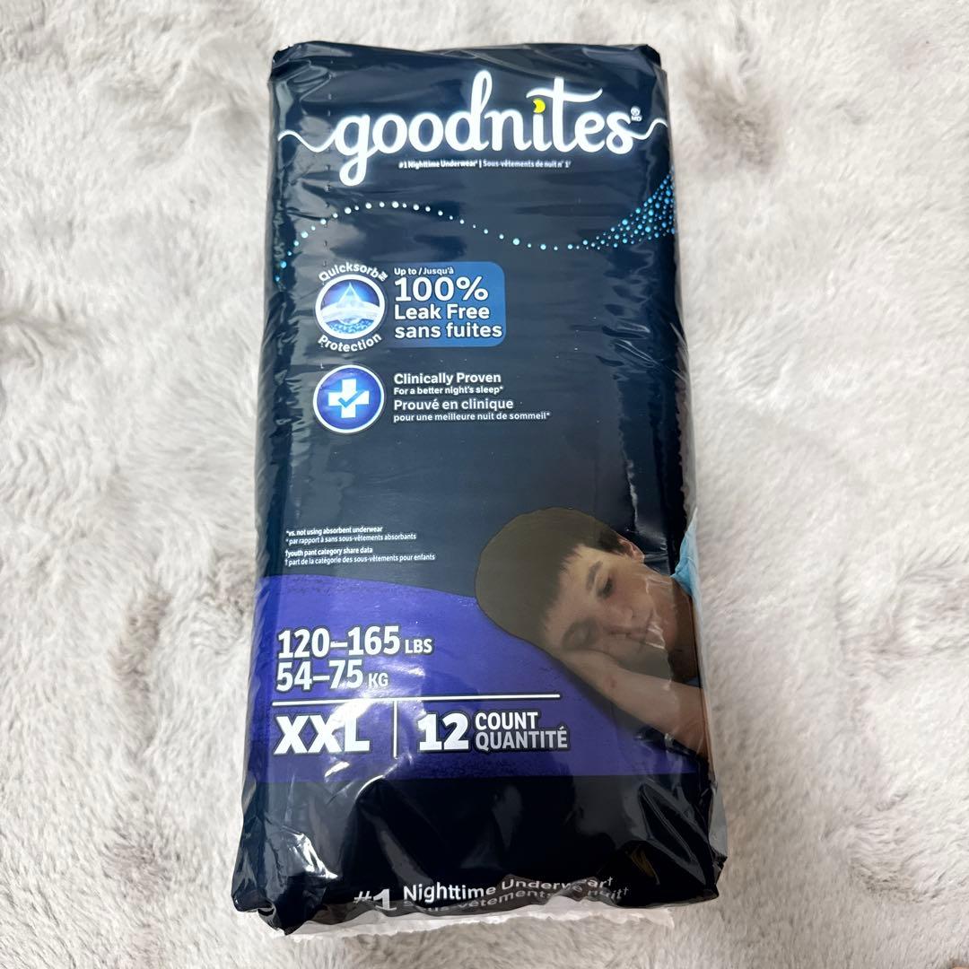 おむつ用品 goodnites XXL 54kg-75kg goodnites XXL 54kg-75kg - メルカリ