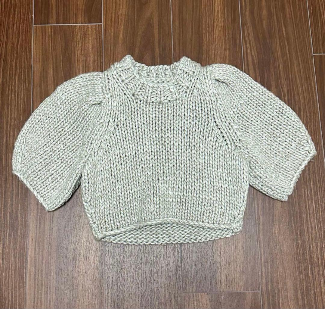 TODAYFUL】Puffsleeve Hand Knit - メルカリ
