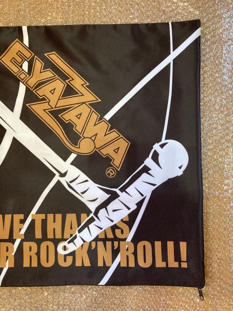 矢沢永吉　クッションカバー　ロゴマイク