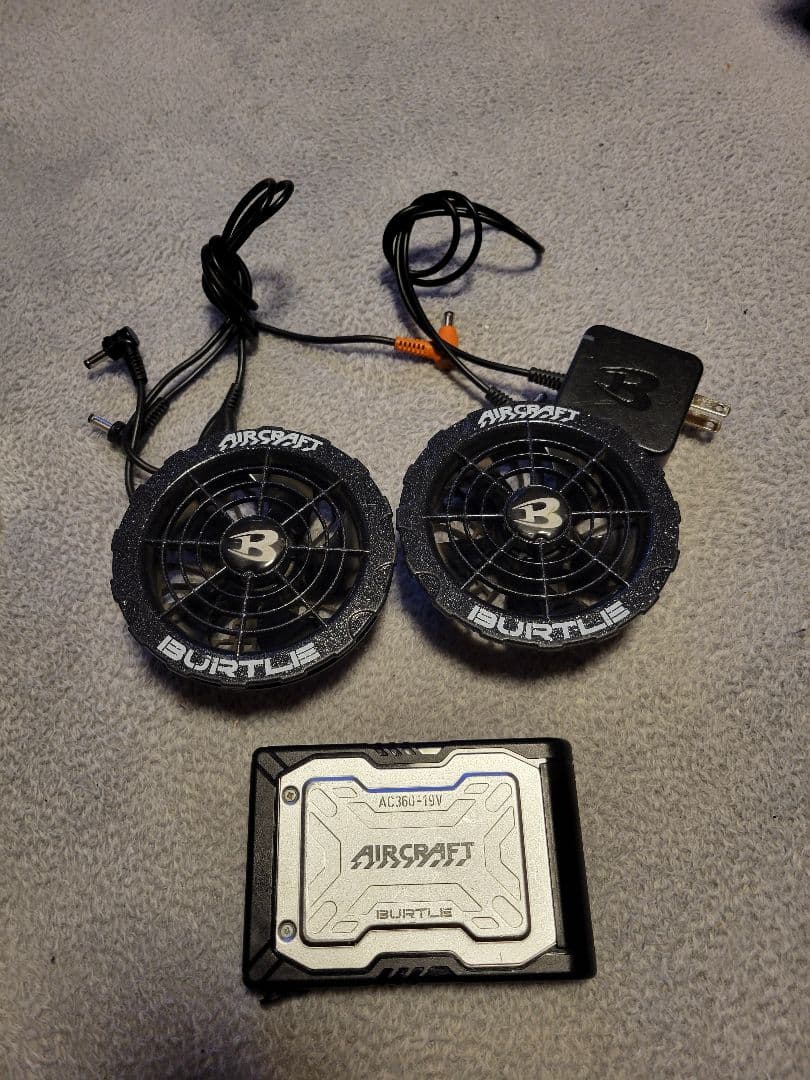 バートル エアークラフト 19ボルト ファン、バッテリーセット バートル AC360 AC370 エアークラフト ファンバッテリーセット 京セラ