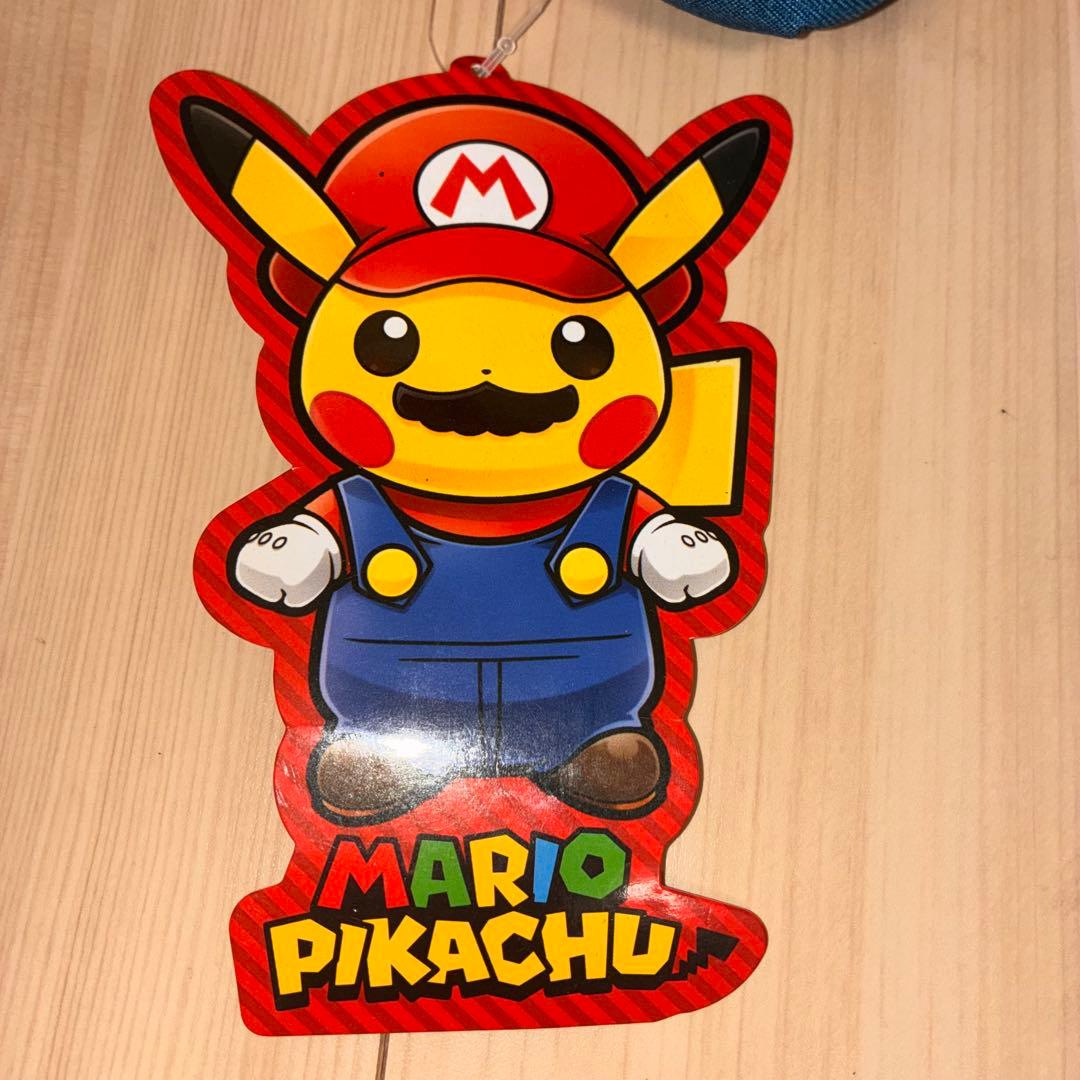 マリオ　ピカチュウ ぬいぐるみ タグ付き