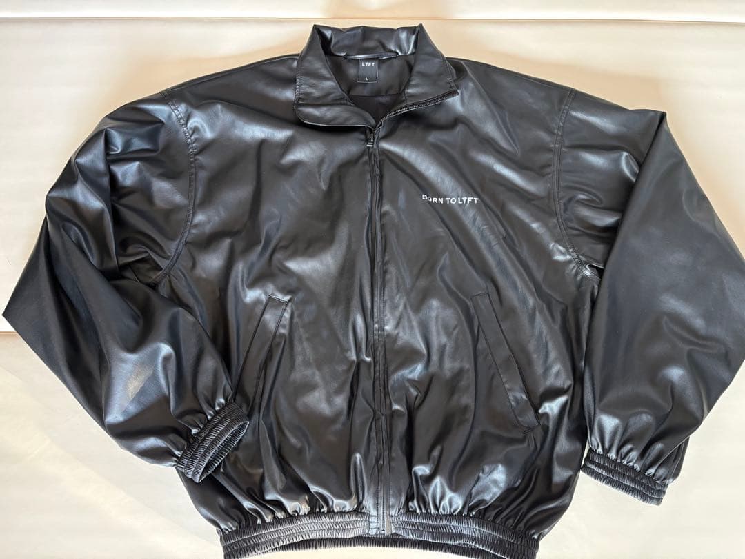 LYFT レザー　オーバーサイズジャケット　L Synthetic Leather Oversize Jacket - Black – LÝFT