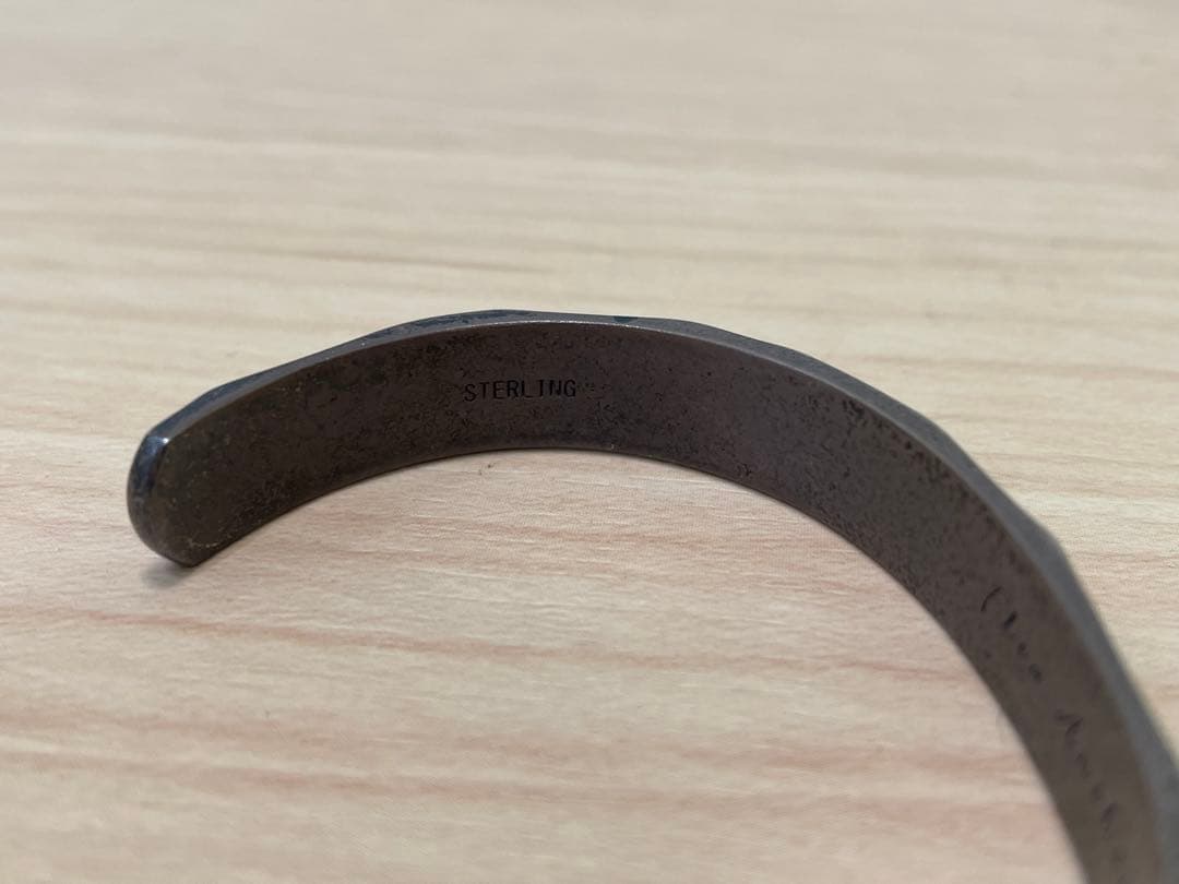 スターリングシルバー バングル 26.9g