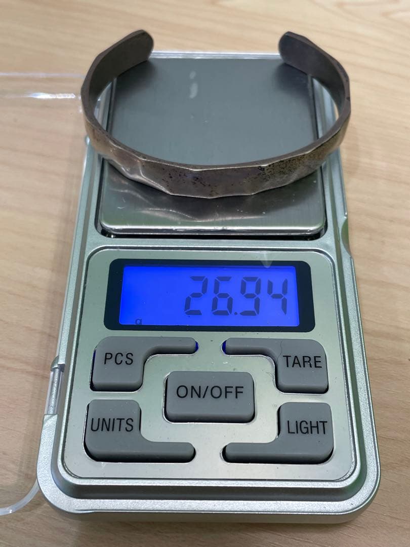 スターリングシルバー バングル 26.9g