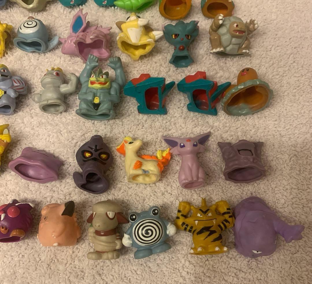 【希少】レトロ　大量！お得！ポケモン　指人形　ソフビ　172体　クリア　初期