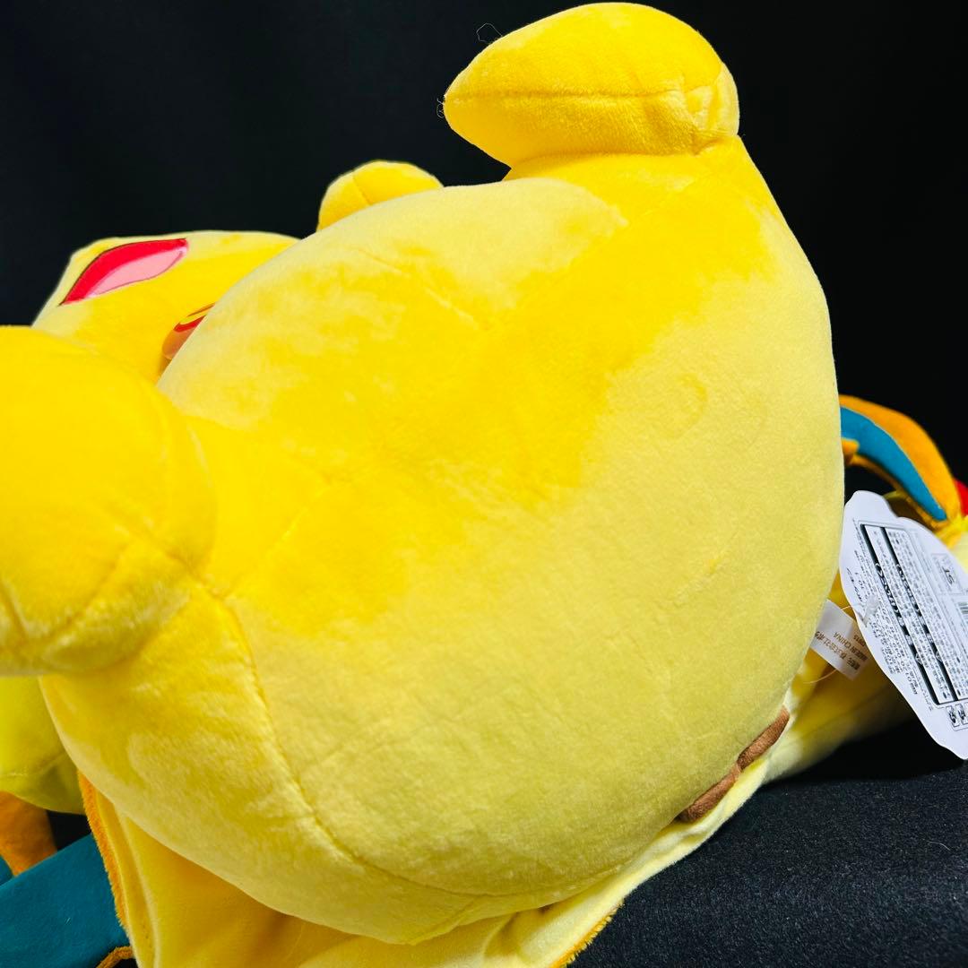 ピカチュウ メガリザードンY Ver メガサイズぬいぐるみ ポンチョ
