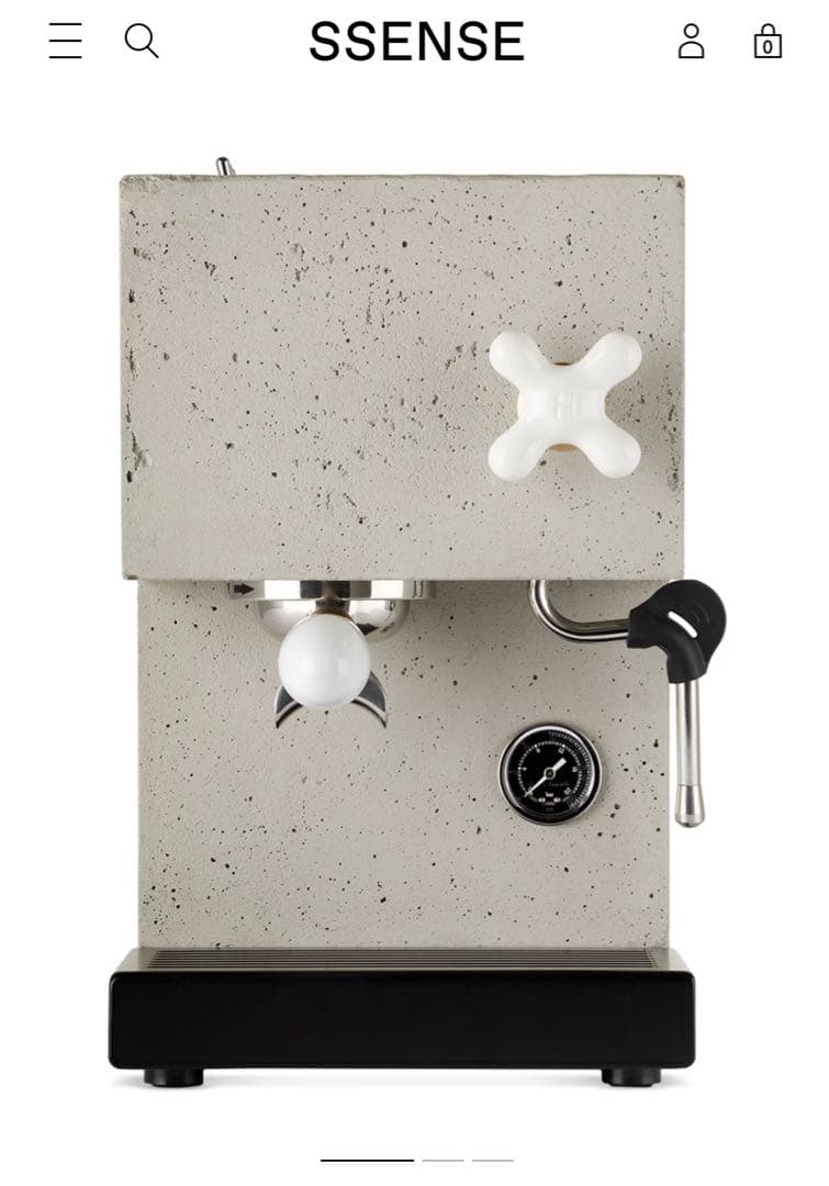 おしゃれでレアなエスプレッソマシン【AnZa Concrete】インテリアにも◎ こだわりデザインでこだわりの味を。人工大理石やコンクリート製