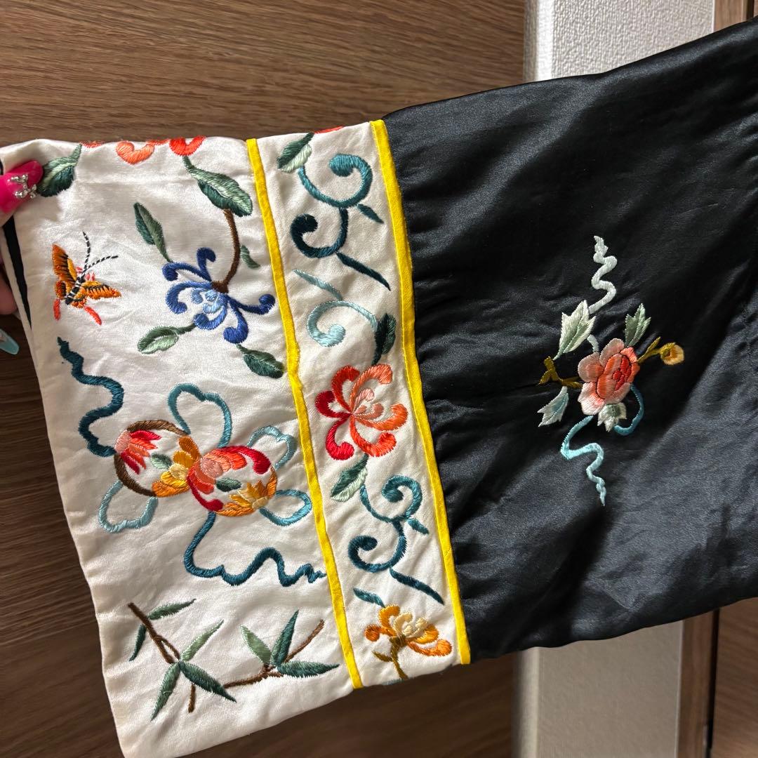 ヴィンテージ チャイナガウン チャイナジャケット マンダリン - メルカリ