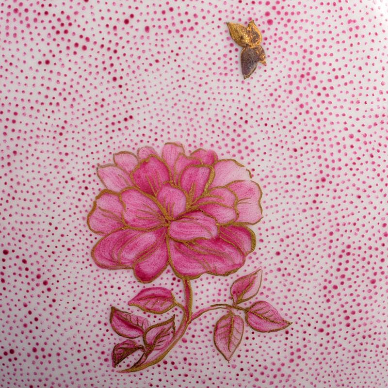 アトリエノート 松村扶佐子作 白磁 柴田是真 下絵 香水入 V R5725