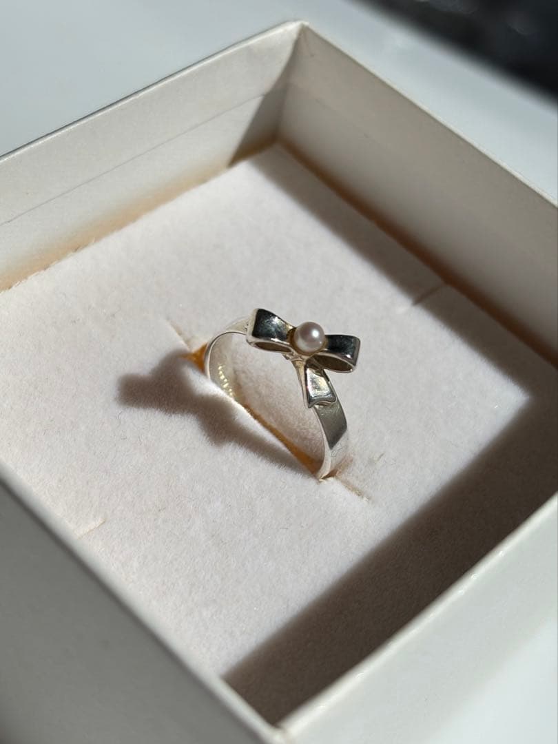 ❤︎ STAR JEWELRY スタージュエリーシルバーリボンモチーフリング 9号