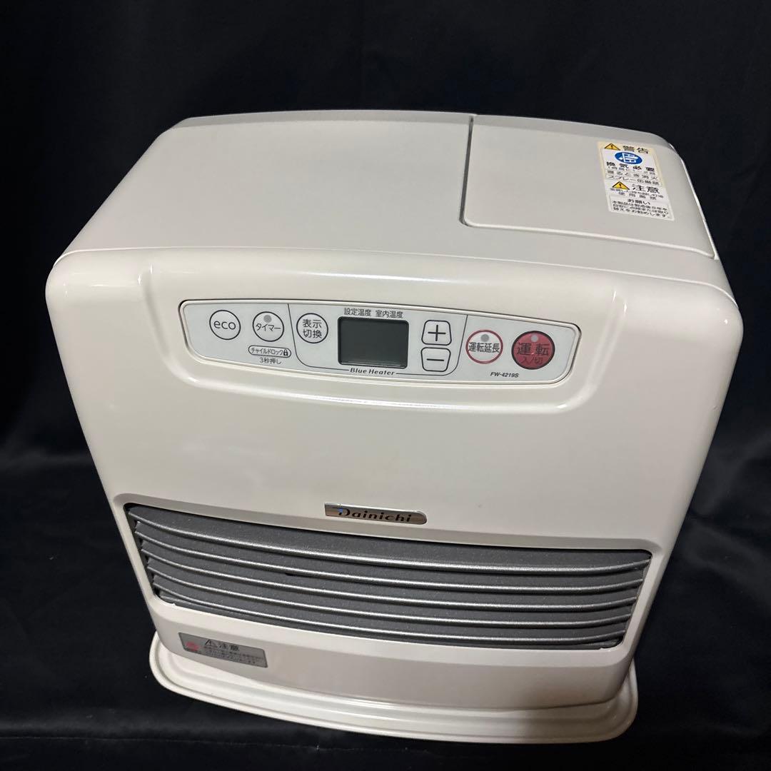 ダイニチブルーヒーター　FW-4219S(W) 木造11畳　コンクリート　15畳 石油ファンヒーター Dainichi ムーンホワイト FW-4325KE-W [木造11畳