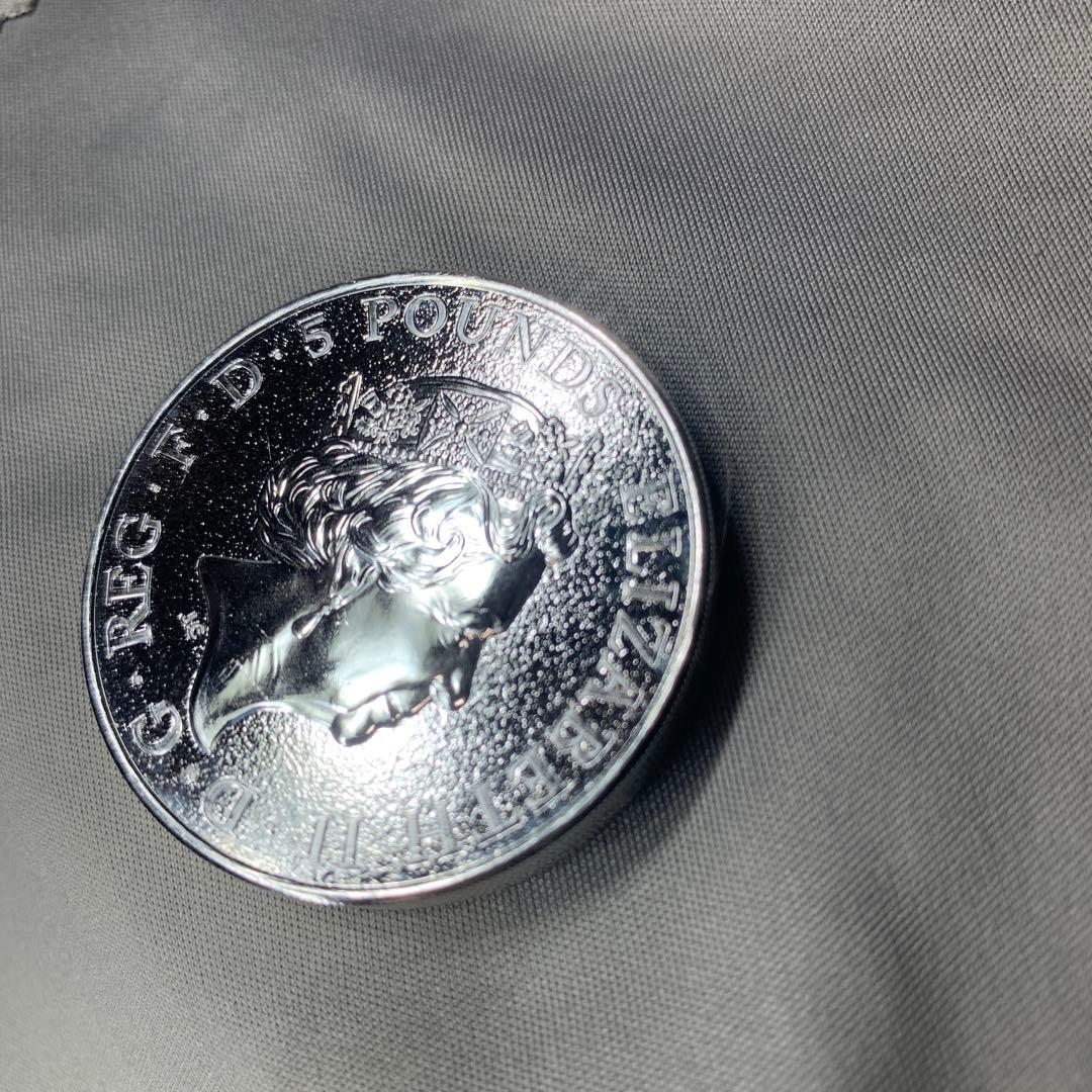 純銀貨 2オンス クイーンズビースト 2016 ライオン・イングランド M3