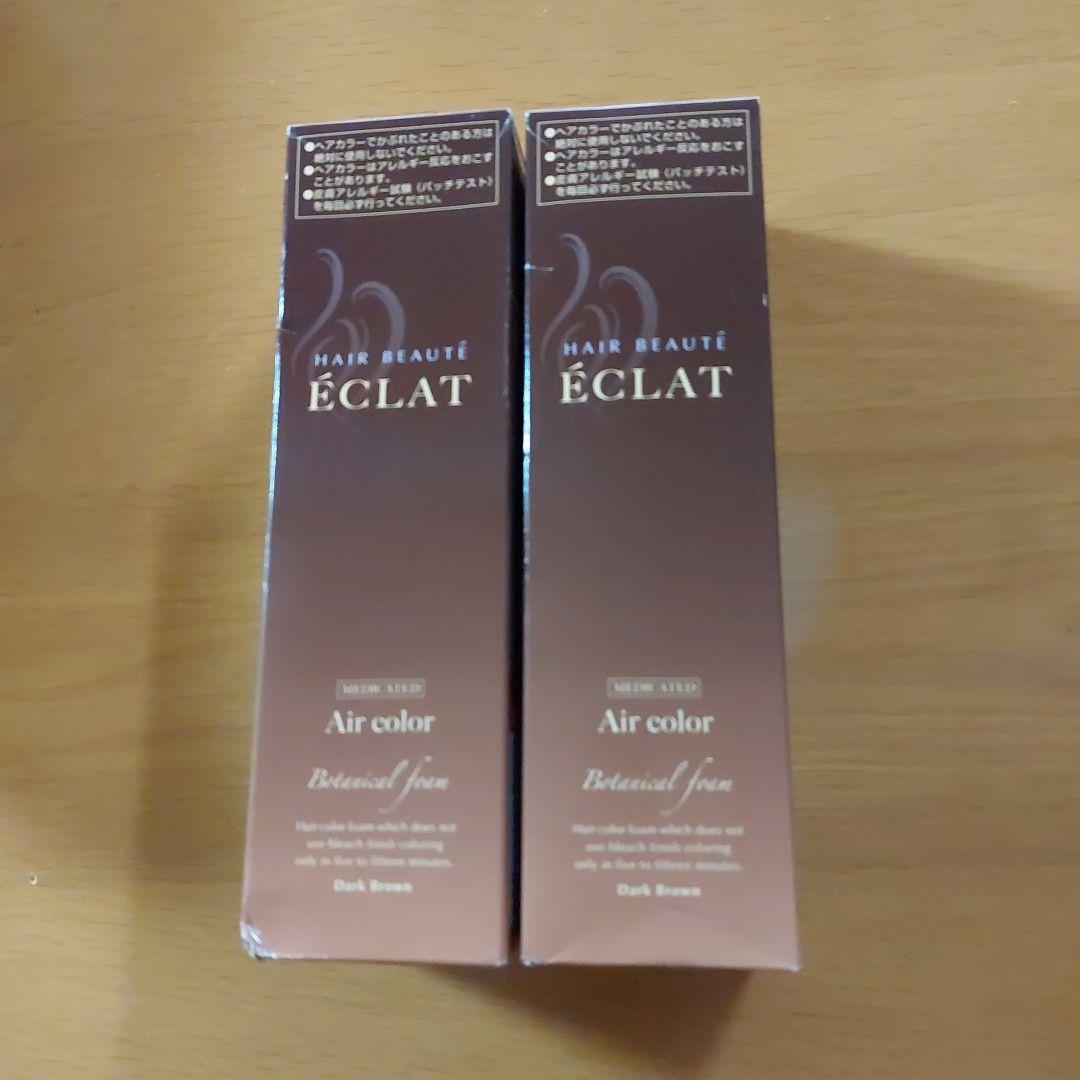 ヘアボーテエクラボタニカルエアーカラーフォーム　ダークブラウン　150g 2個 ヘアボーテ エクラ ボタニカルエアカラーフォームup｜フューチャーラボ