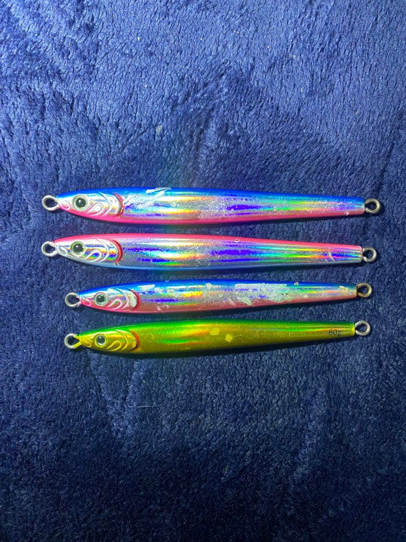 ダイワ　tgベイト スリム　60g×2本 80g×2本　計4本 DAIWA（ダイワ） TGベイトSLJ 60g （2022年9月追加カラー