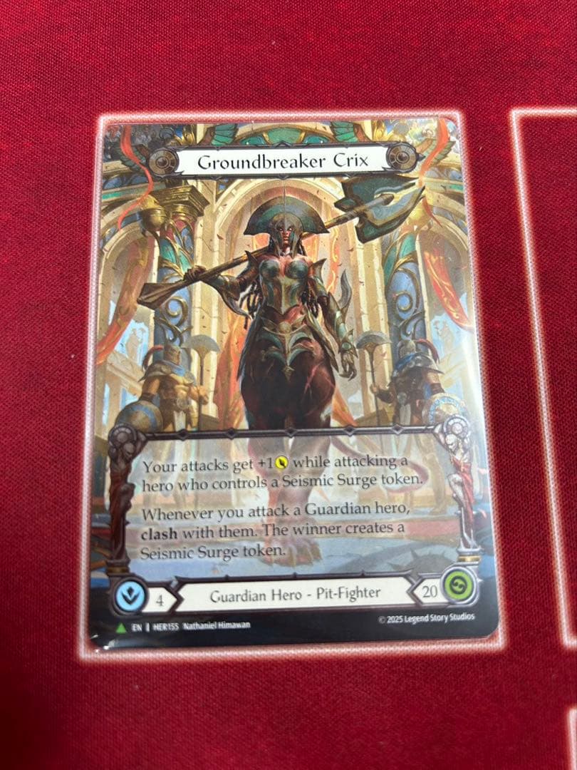 その他 FAB Groundbreaker Crix cold foil Jawbreaker FLX Zone - 2026 Ledgestone Edition