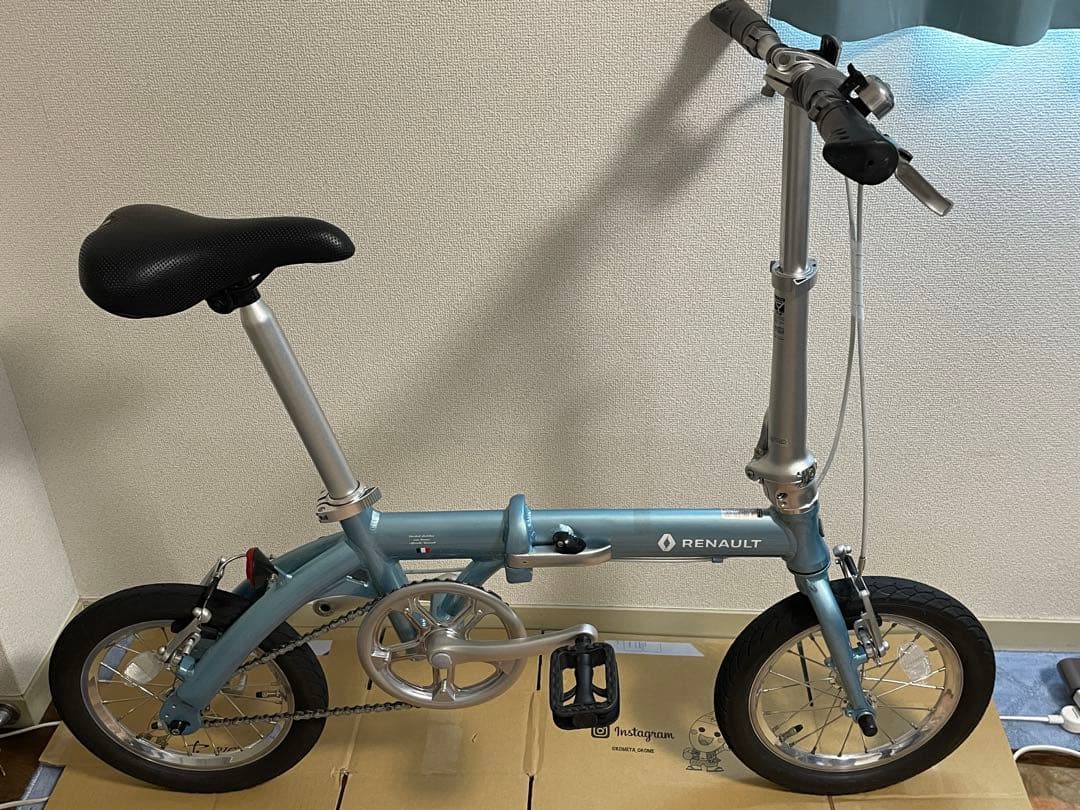 Renault 折りたたみ自転車 14インチ ルノー（RENAULT） 8.3kg！軽量アルミ折りたたみ自転車 14インチ 安定