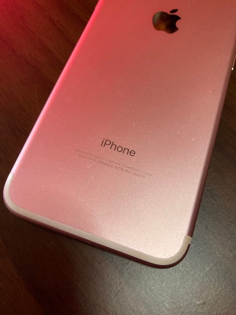 au iPhone7 ローズゴールド 32GB SIMロックあり - メルカリ