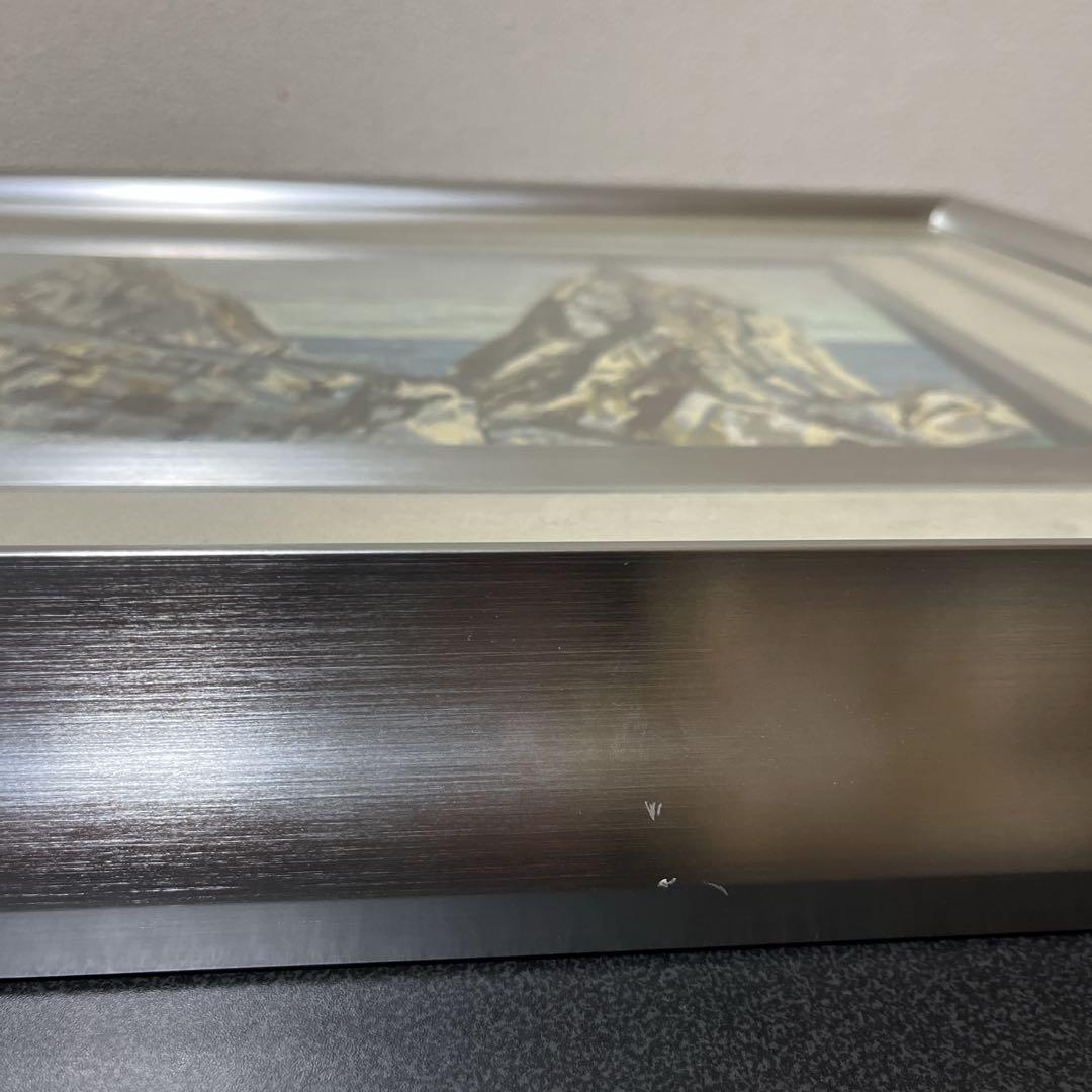 加藤美代三 絵画 海 岩 日本画 - メルカリ