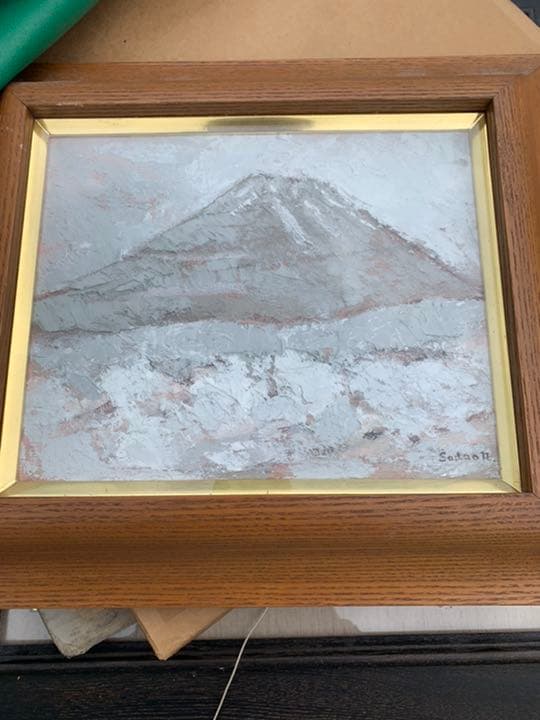 絵画 油絵 『装う』抽象画 二見純子作 100号 匿名配送