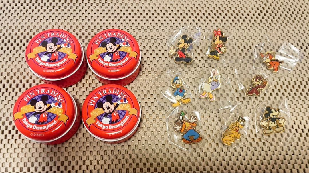 東京ディズニーランド ミッキー＆フレンズ ピンバッジ 9個セット