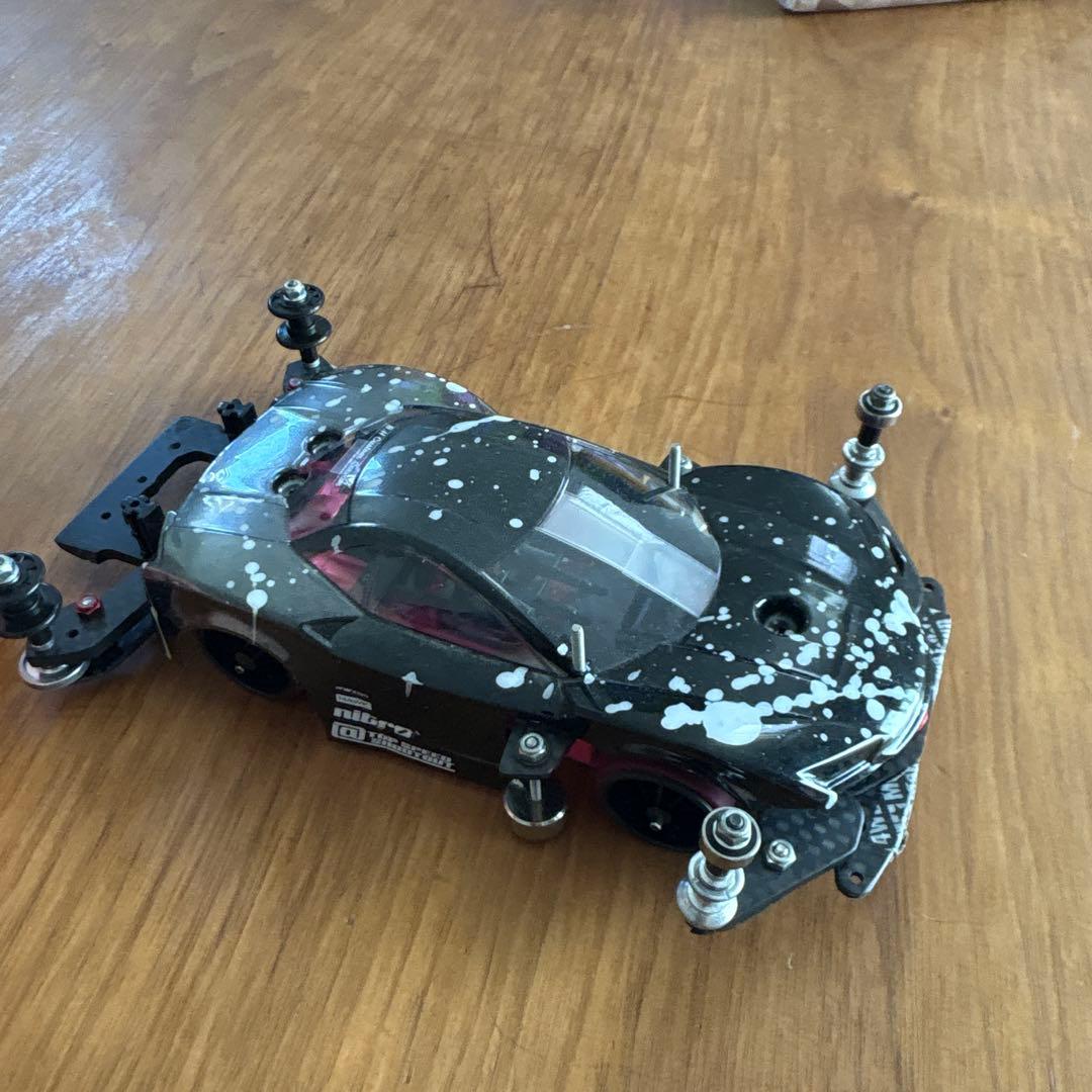 MSフレキ　ミニ四駆 ピンク　カーボン