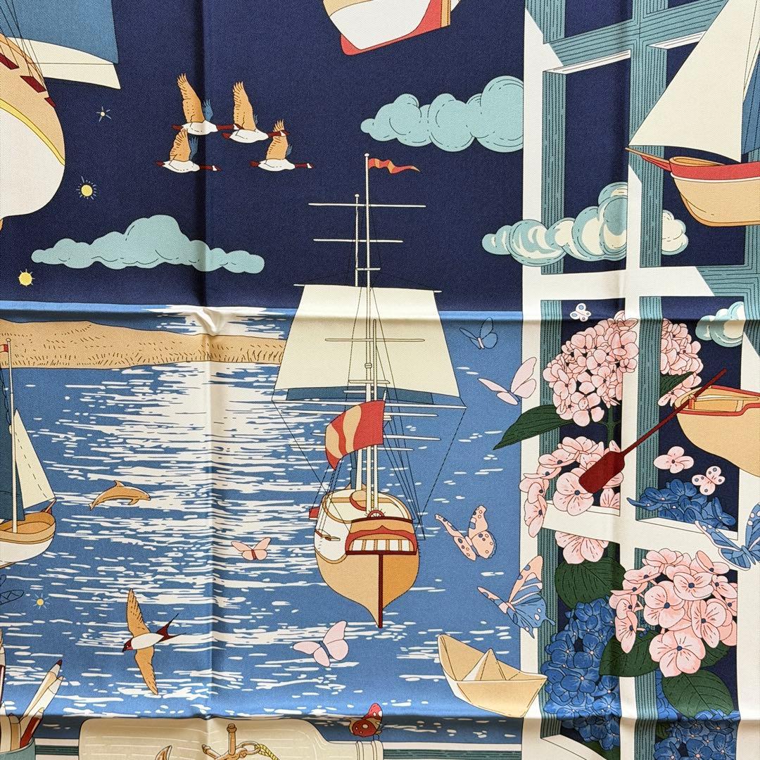 エルメス Hermes カレ90 《エスプリの旅立ち》03新品未使用品