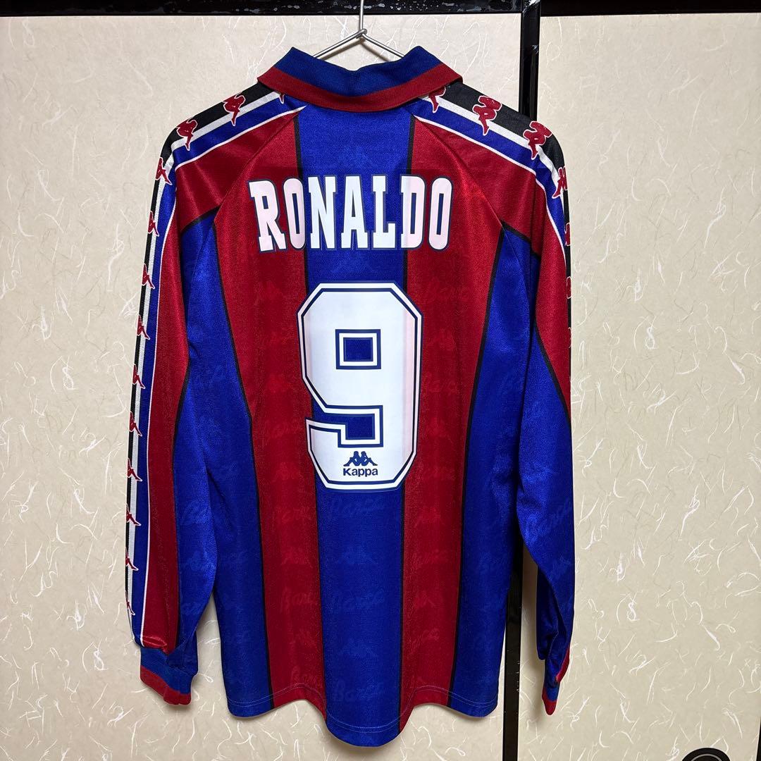 サッカーユニフォーム　FCバルセロナ 1997 長袖　Mサイズ　タグ付き pitsports-plus_fn8797-455