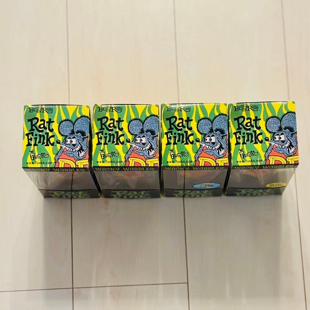 Rat Fink Wacky Wobbler フィギュア 4体セット