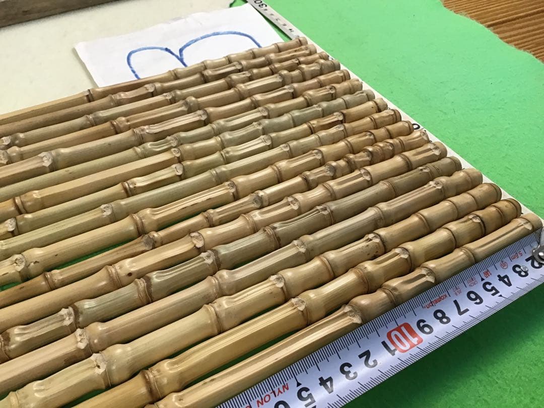 釣り具・その他グリップ用布袋竹「極細・上物・芽取り済み」17本セット
