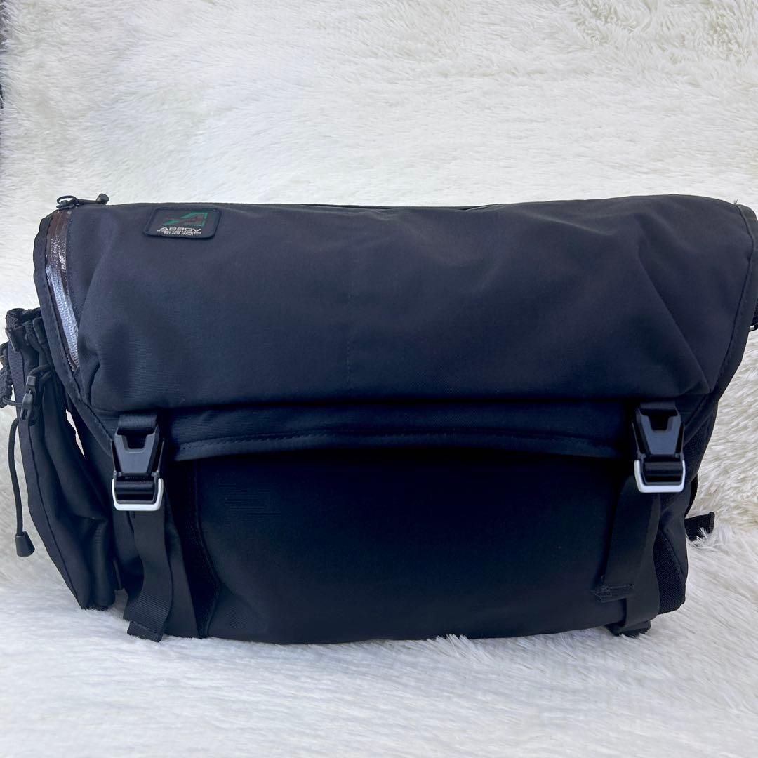 極美品】 AS2OV スタンダード メッセンジャーバッグ CORDURA - メルカリ
