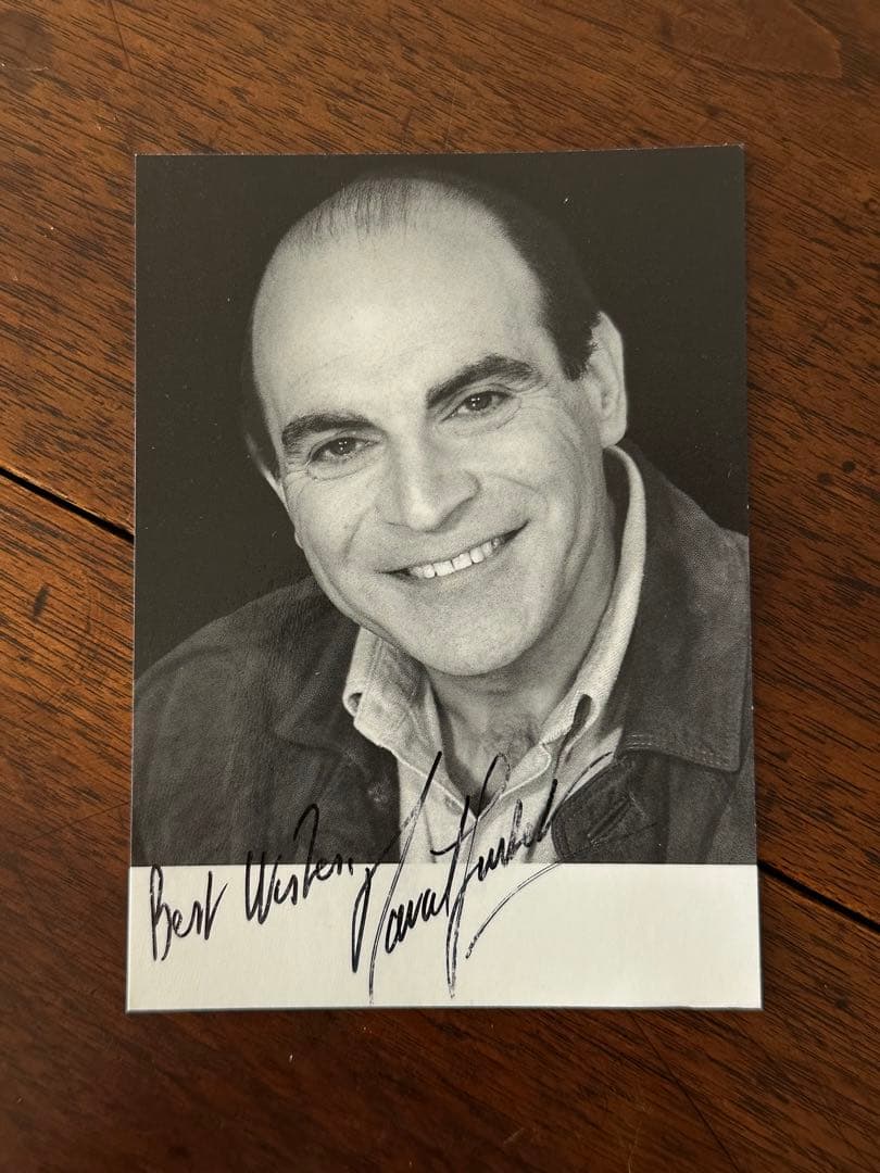 デビッド・スーシェ サイン入りブロマイド