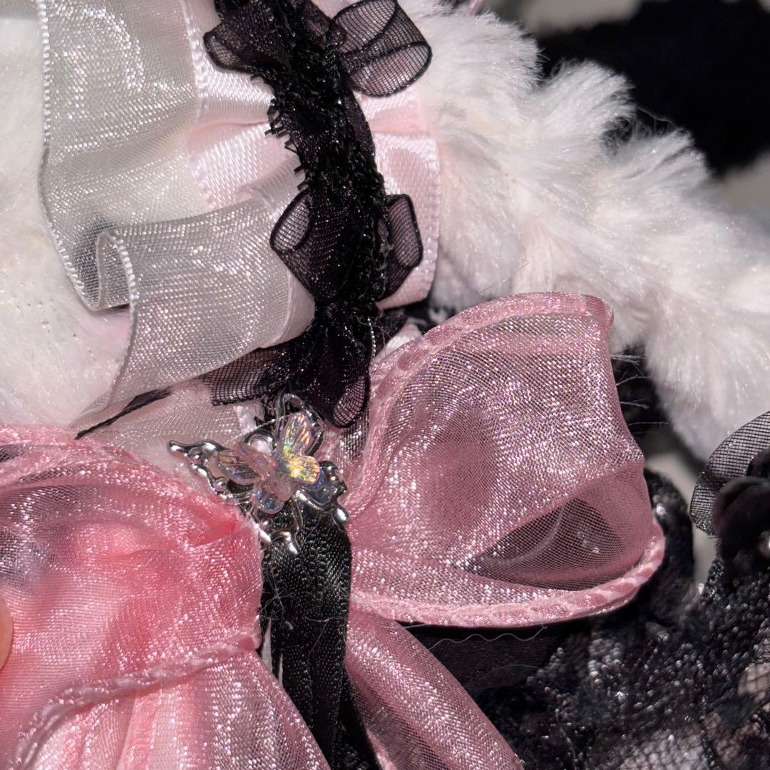 うさぎ　ねこ　ぬいぐるみ　ドール　キーホルダー　まとめ売り　フリル　レース