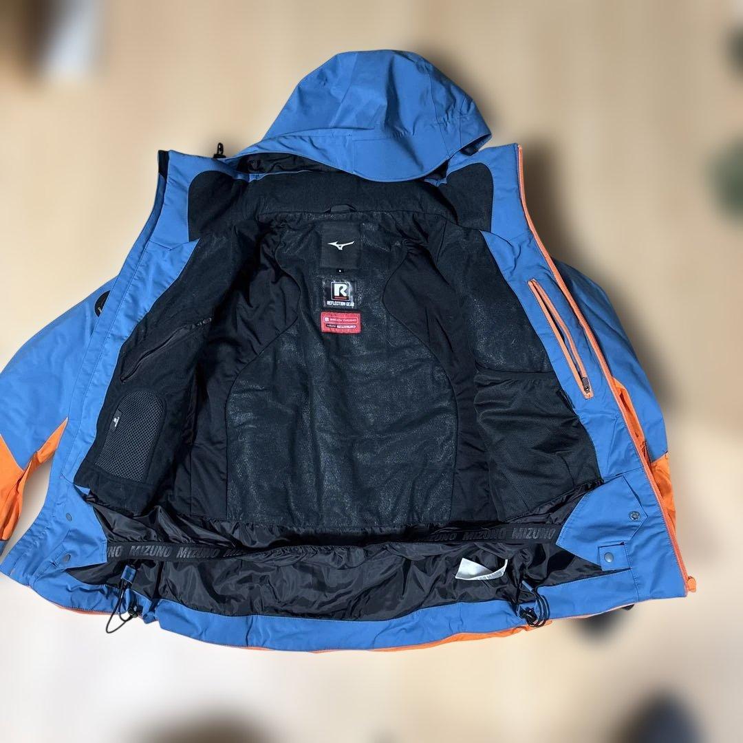 Mizuno スキーウェア 青/オレンジ Sサイズ - メルカリ