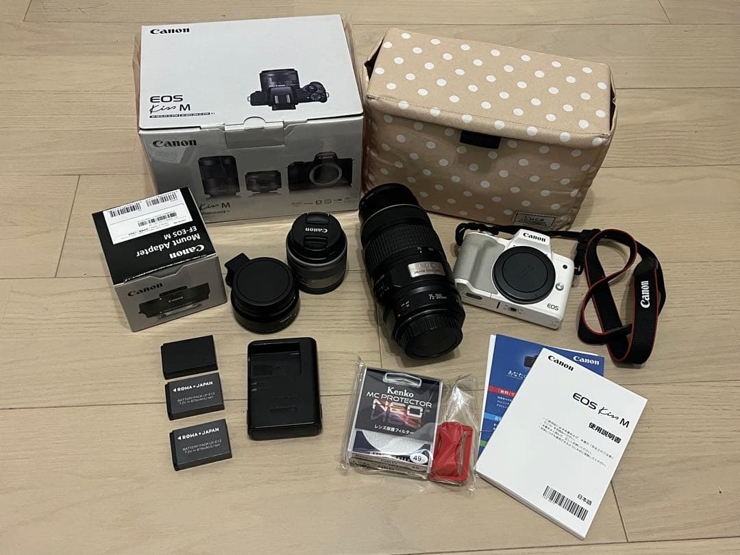 Canon EOS Kiss M カメラ ミラーレス一眼 Amazon | Canon ミラーレス一眼カメラ EOS Kiss M ダブルズームキット