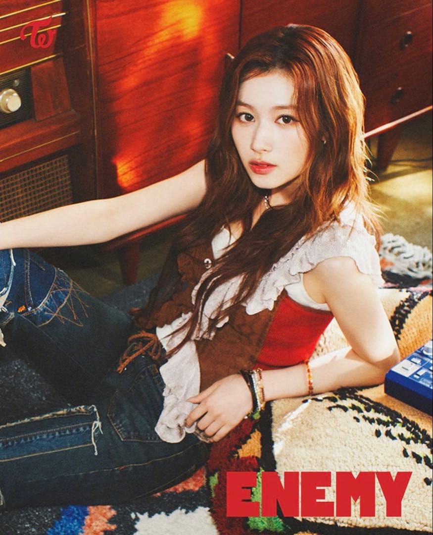 TWICE ENEMY 直筆サイン入り チェキ サナ