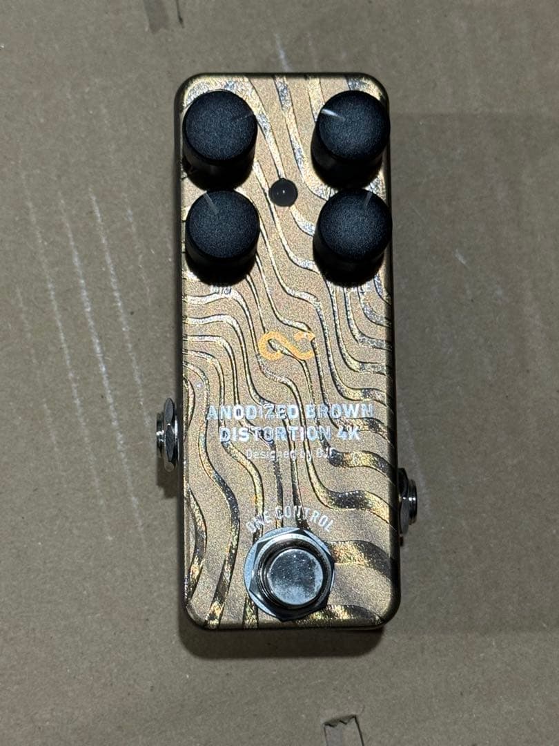 ギター Anodized Brown Distortion 4K ANODIZED BROWN DISTORTION 4K (OC-ABD4Kn) – One Control USA