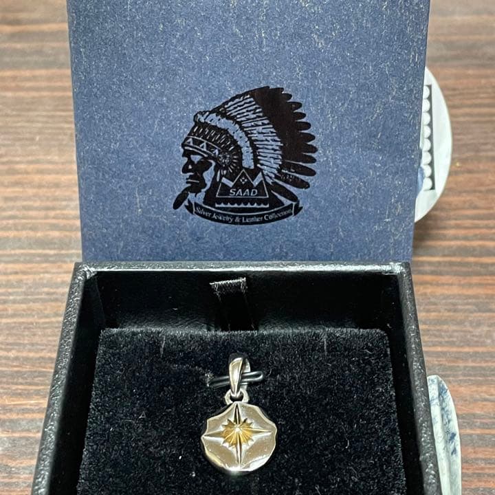 SAAD ネックレストップ 太陽神 サンシンボル 925 k18 - メルカリ