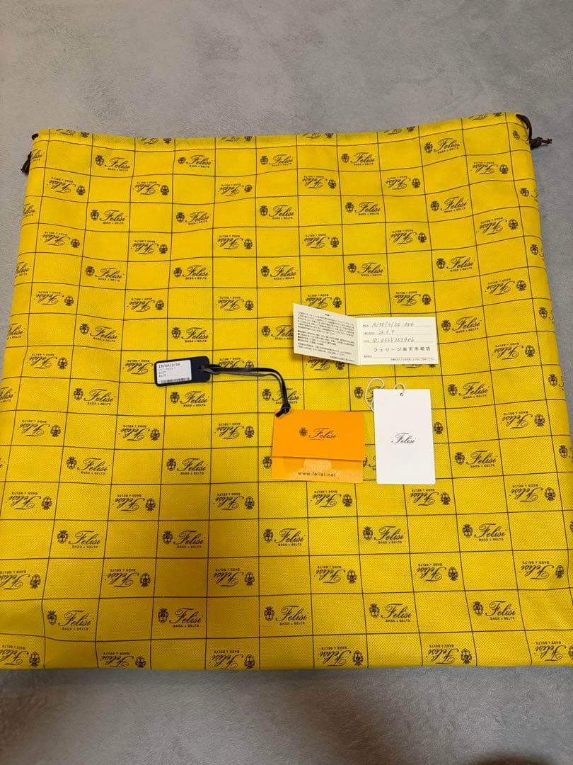 2025年購入　フェリージ　ナイロンレザートートバッグ　15/50/3/DS