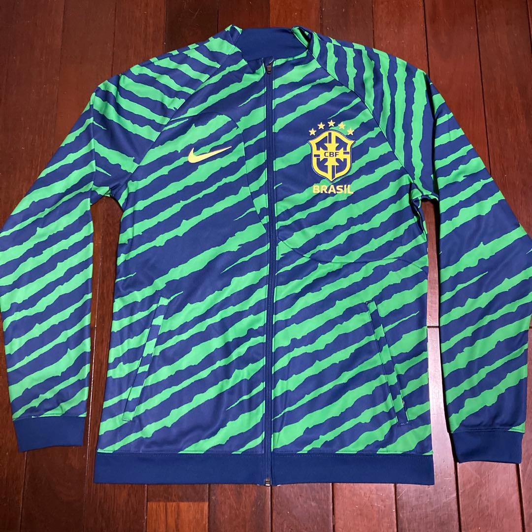 NIKE サッカー ブラジル代表 アンセムジャケット ウェア 2022 NIKE ブラジル代表 2022 ACDPR アンセム ジャケット(グリーン) DH4741