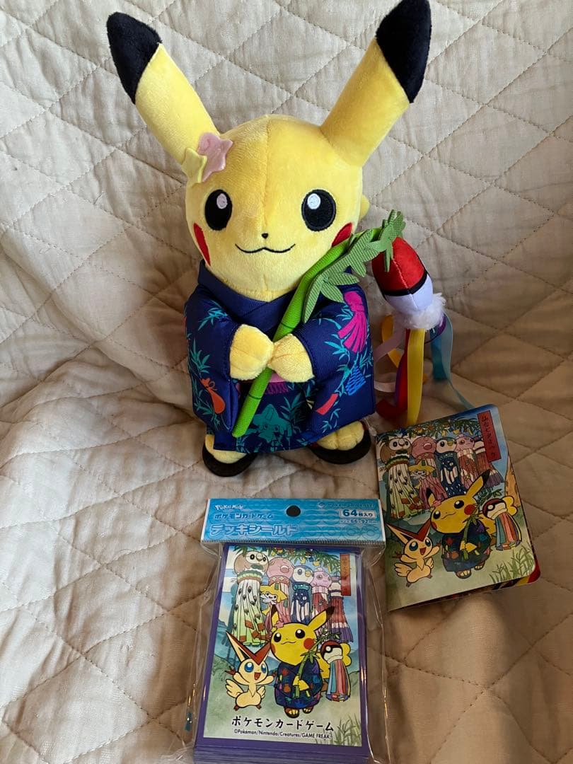 【東北限定】ポケモン『ぬいぐるみ（6種）』＆『デッキシールド（6種）』セット販売