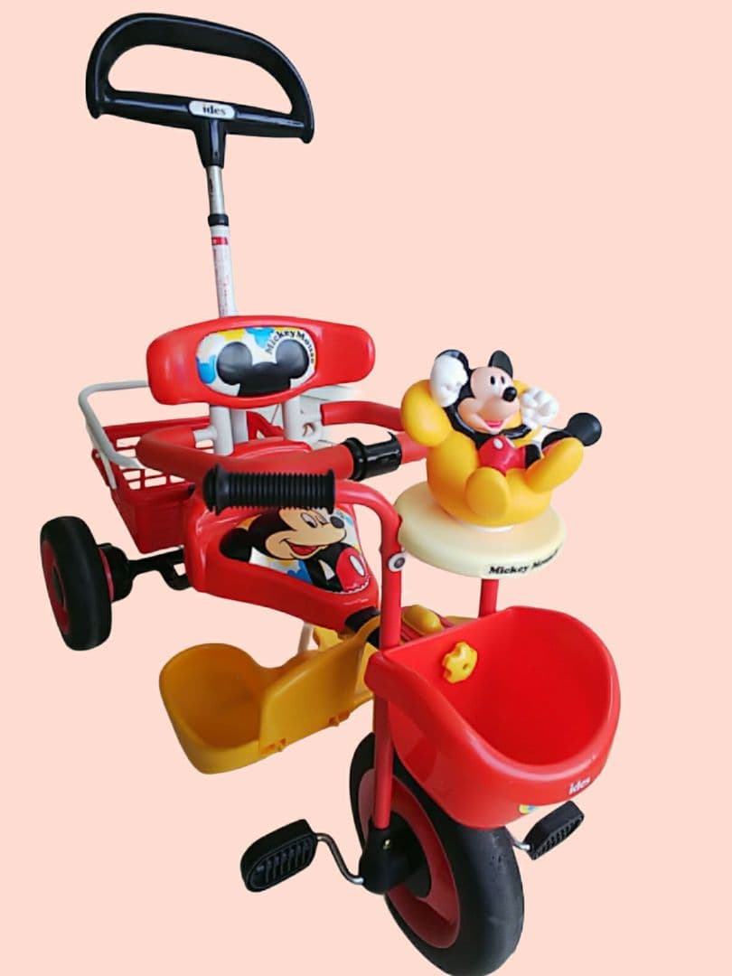 三輪車 アイデス ミッキーマウス ミッキー 赤 レッド