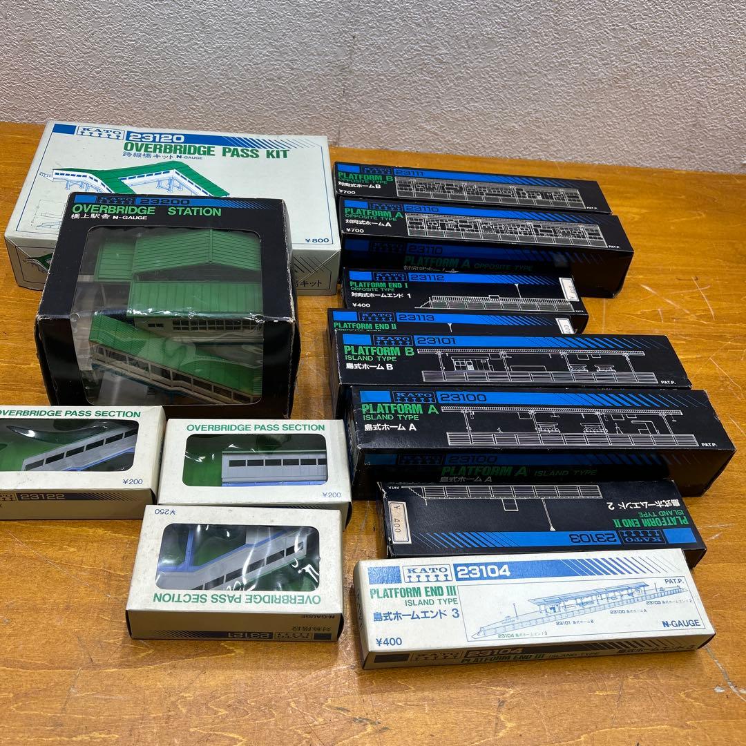 5414【未組立て品】KATO 橋上駅舎 島式ホーム 対向式ホーム 跨線橋