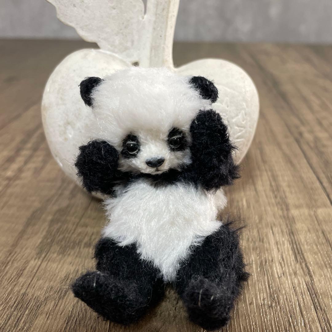 テディベア　パンダ　8cm 海外作家